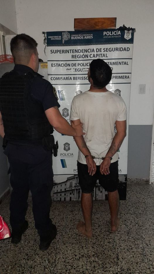 Detienen  un hombre por violación de domicilio en Berisso.