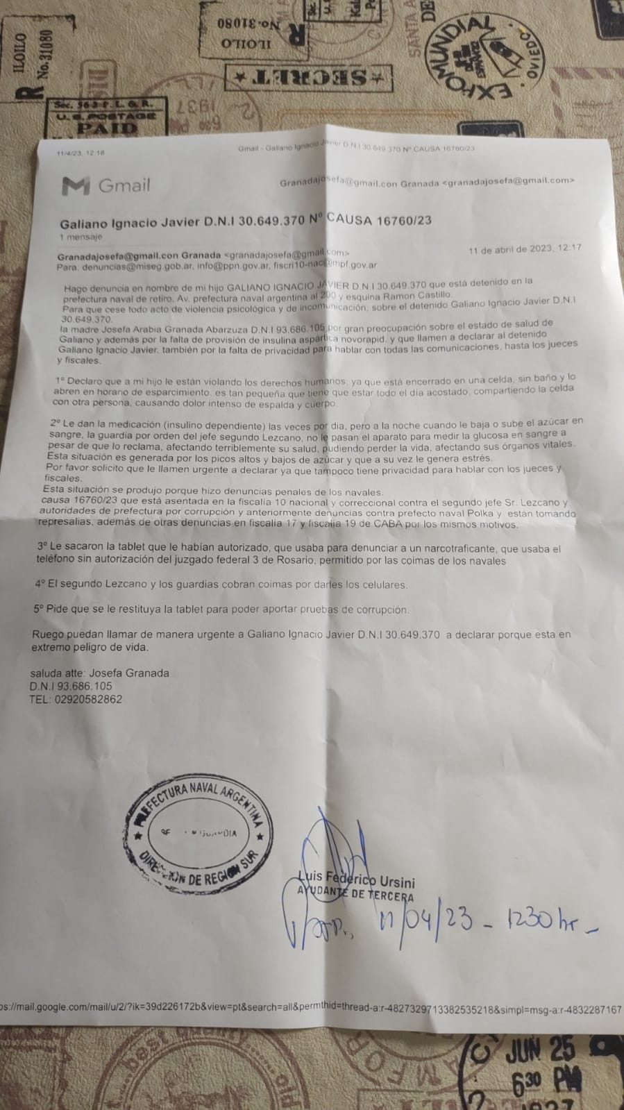 NUEVA DENUNCIA CONTRA EL INPE DE C.A.B.A