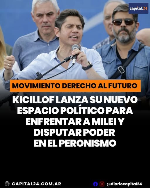 Axel Kicillof lanza su espacio politico