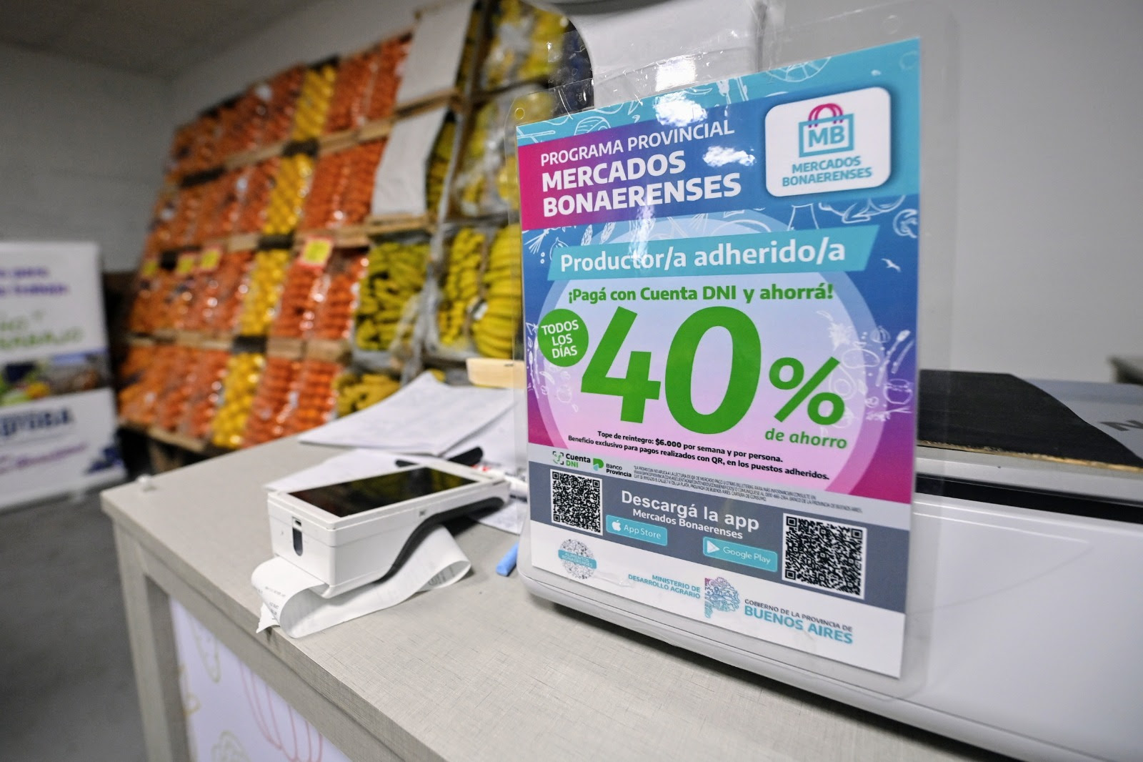 Productos con descuento y precios promocionales en el nuevo Mercado Bonaerense La Plata