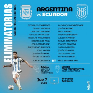 Argentina, con Messi, inicia el camino hacia el Mundial 2026 contra Ecuador en el Monumental