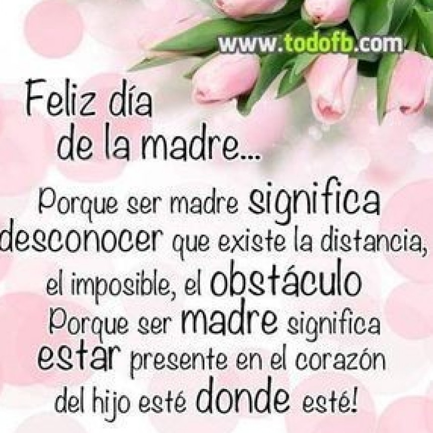 FELIZ DÍA DE LA MADRE