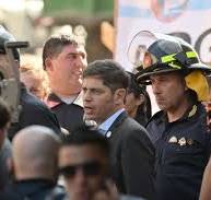 Kicillof en Villa Gesell: Se reunio con el comite de crisis  tras el colapso del Hotel Dubrovink