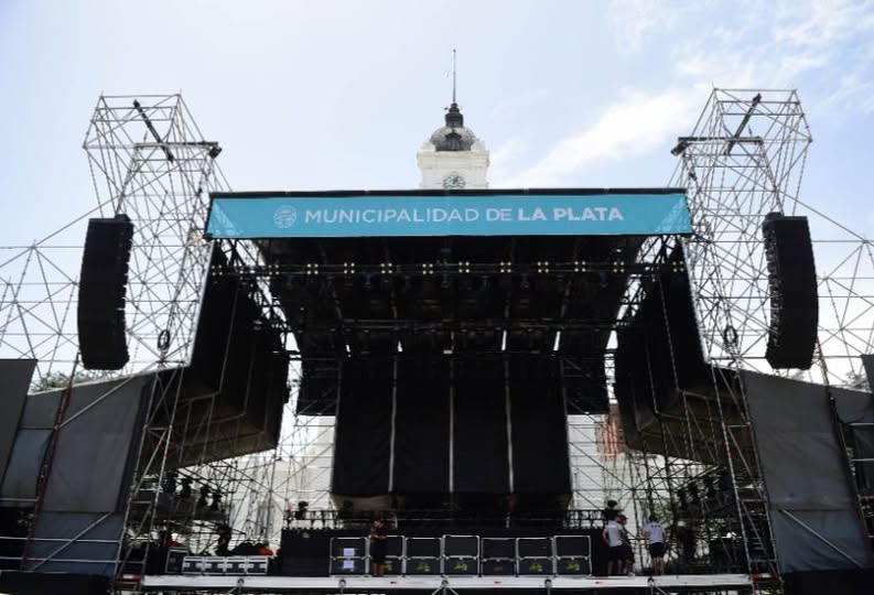 Todo listo para los festejos por el 143° aniversario de La Plata en Plaza Moreno
